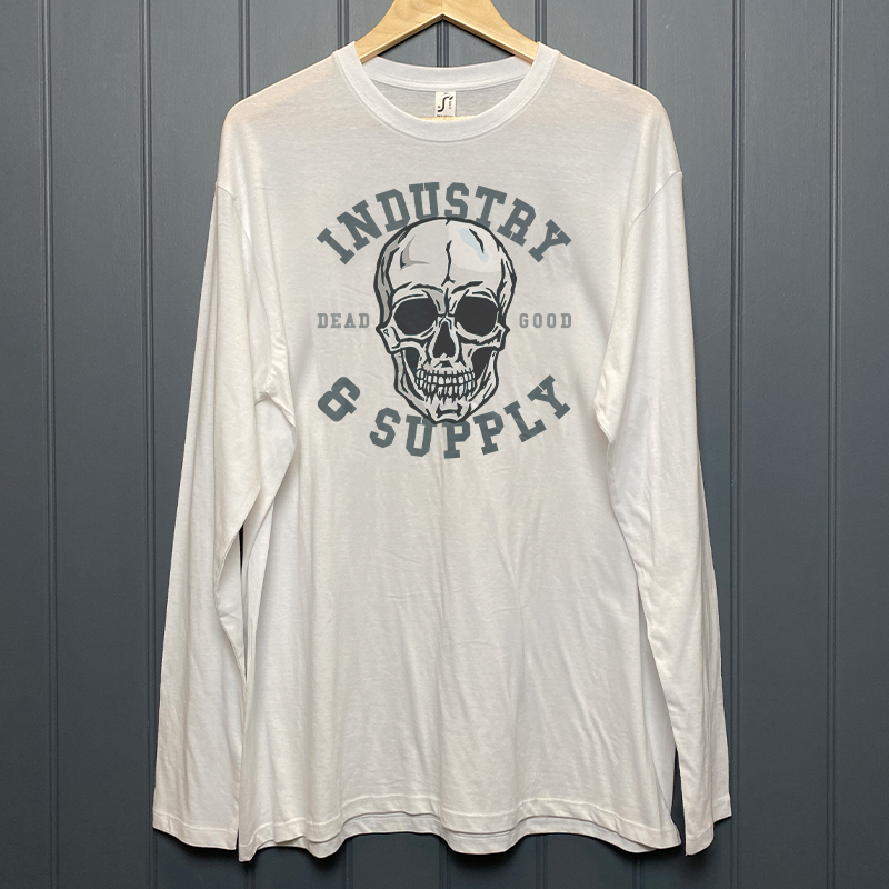 "DEAD GOOD" INDUSTRY & SUPPLY LONG SLEEVE TSHIRT Industry & Supply Artisan TShirts