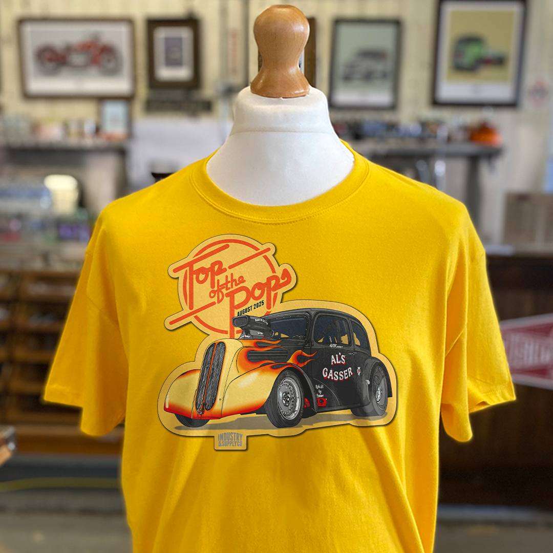 "TOP OF THE POPS" AL'S GASSER T-SHIRT