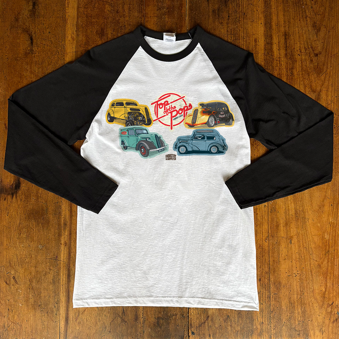 "TOP OF THE POPS" ALL POPS BASEBALL SHIRT