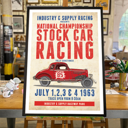 IN&S RACEWAY PARK ART PRINT