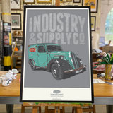 INDUSTRY & SUPPLY THAMES DELIVERY WALL ART PRINT