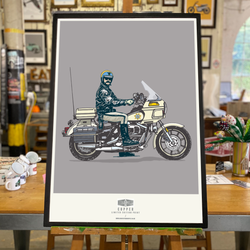 HIGHWAY PATROL ART PRINT