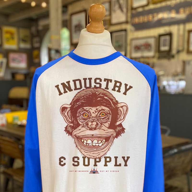 "NOT MY MONKEY, NOT MY CIRCUS" BASEBALL SHIRT