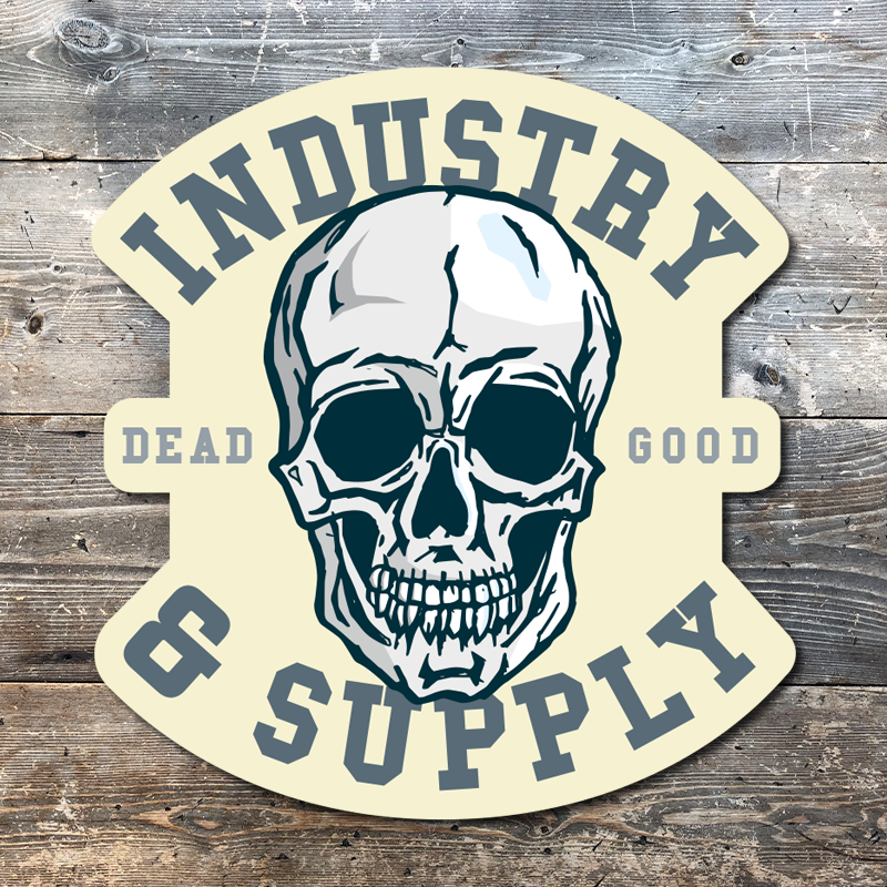 "DEAD GOOD" INDUSTRY & SUPPLY FREE STICKERS