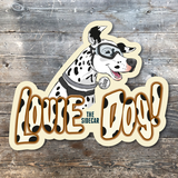 LOUIE THE SIDECAR DOG FREE STICKERS