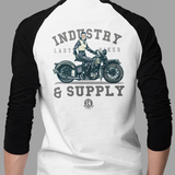 IN&S BACK PRINT BASEBALL SHIRT