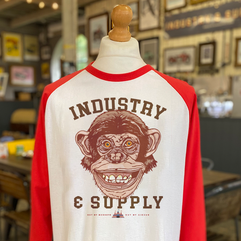 "NOT MY MONKEY, NOT MY CIRCUS" BASEBALL SHIRT