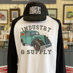 INDUSTRY & SUPPLY FORD THAMES BASEBALL SHIRT