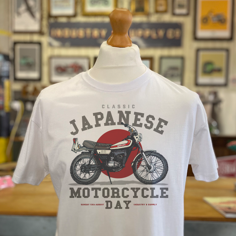 CLASSIC JAPANESE MOTORCYCLE DAY T-SHIRT Industry Supply