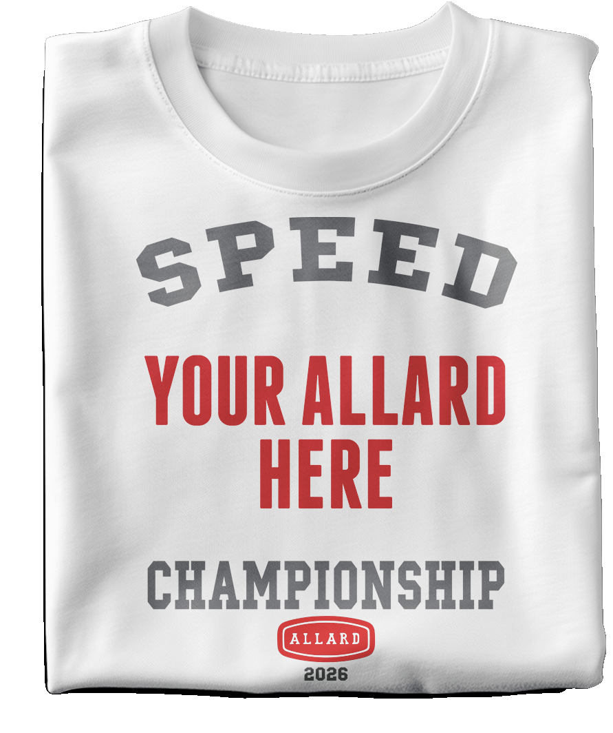ALLARD SPEED CHAMPIONSHIP 2026 PERSONALISED T-SHIRT