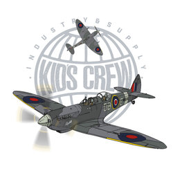 KIDS CREW SPITFIRE T-SHIRT