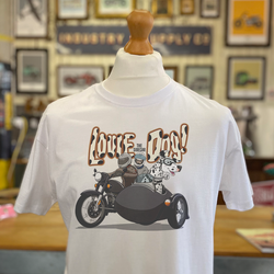 LOUIE THE SIDECAR DOG T-SHIRT