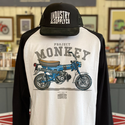 PROJECT MONKEY BIKE BASEBALL SHIRT