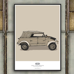 1943 KUBELWAGEN ART PRINT