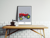 1950 MASSEY HARRIS TRACTOR ART PRINT