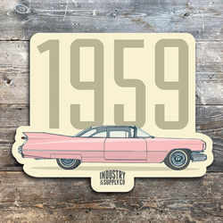 1959 CADILLAC ELDORADO FREE STICKER