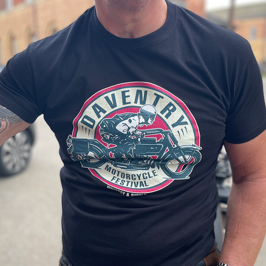 DAVENTRY MOTORCYCLE FESTIVAL T SHIRT Industry Supply Artisan