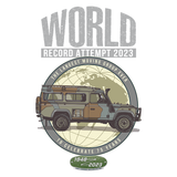 LAND ROVER WORLD RECORD ATTEMPT 2023 MILITARY LADIES V-NECK T-SHIRT