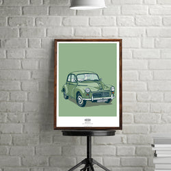 MORRIS MINOR ART PRINT