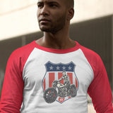 STARS & STRIPES HARLEY BASEBALL SHIRT