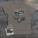 LAND ROVER 70TH BIRTHDAY DEFENDER T-SHIRT