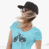 59 BOBBER 'THE INDUSTRY AND SUPPLY BIKE' LADIES V-NECK T-SHIRT