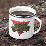 CVR FOX TANK ENAMEL MUG