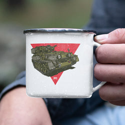 SCORPION TANK ENAMEL MUG