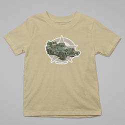 M16 HALF TRACK TANK KIDS T-SHIRT