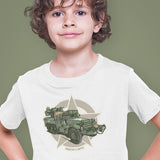 M16 HALF TRACK TANK KIDS T-SHIRT