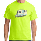 Vintage Caravan Apple Green T-Shirt 