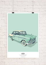 '61 VAUXHALL F TYPE ART PRINT