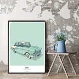 '61 VAUXHALL F TYPE ART PRINT