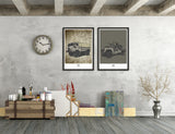 LIMITED EDITION LAND ROVER FORWARD CONTROL 101 ART PRINT
