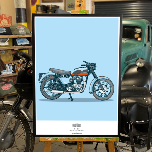 壁掛けウォールアート/TRIUMPH Bonneville T120 650cc 壁掛けウォールアート/TRIUMPH Bonneville T120 650cc