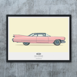 1959 CADILLAC ELDORADO ART PRINT