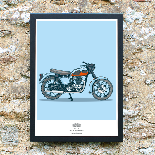 壁掛けウォールアート/TRIUMPH Bonneville T120 650cc 壁掛けウォールアート/TRIUMPH Bonneville T120 650cc