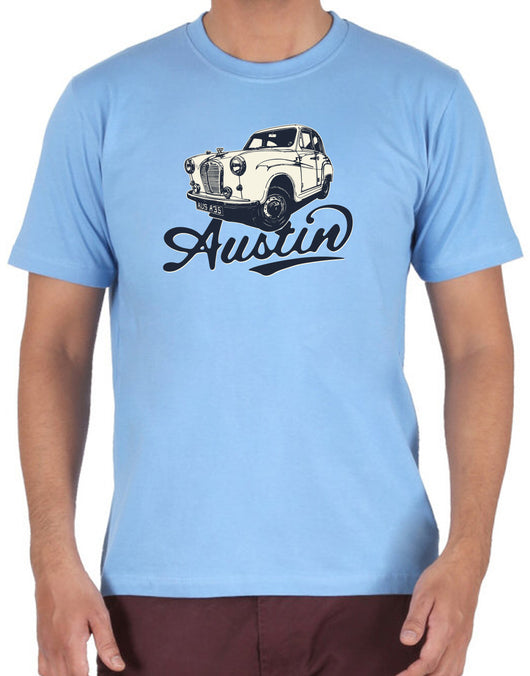 Austin A35 T-Shirt Blue
