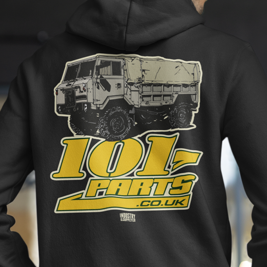 101 PARTS LAND ROVER FORWARD CONTROL 101 FRONT & BACK PRINT HOODIE