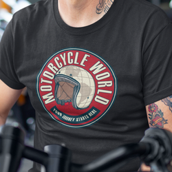 MOTORCYCLE WORLD T SHIRT