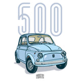FIAT 500 LADIES V-NECK T-SHIRT