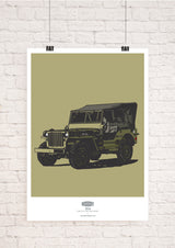 LIMITED EDITION 1944 WILLYS JEEP ART PRINT