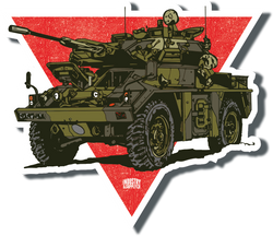 CVR FOX TANK STICKER