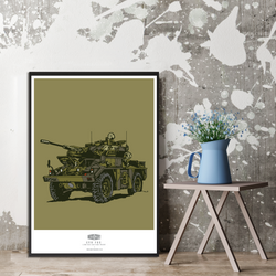 CVR FOX TANK ART PRINT