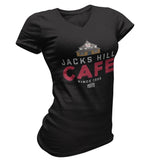 JACKS HILL CAFE LADIES V-NECK T-SHIRT