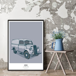 FORD E83W VAN ART PRINT