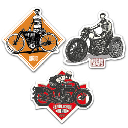 CLASSIC BIKES STICKER BUNDLE