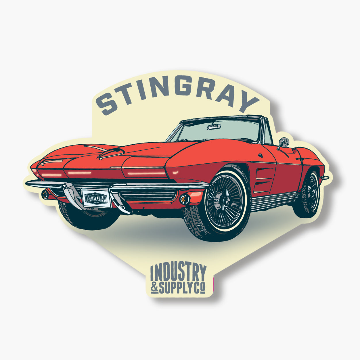 Corvette Stingray Sticker – Industry & Supply