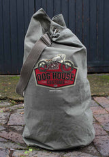DOGHOUSE CUSTOMS ARMY SURPLUS KIT BAG - USED CONDITION