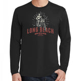 bsa long beach long sleeve t-shirt black